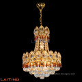 Empire energy saving gold chandelier K9 crystal for home 70089